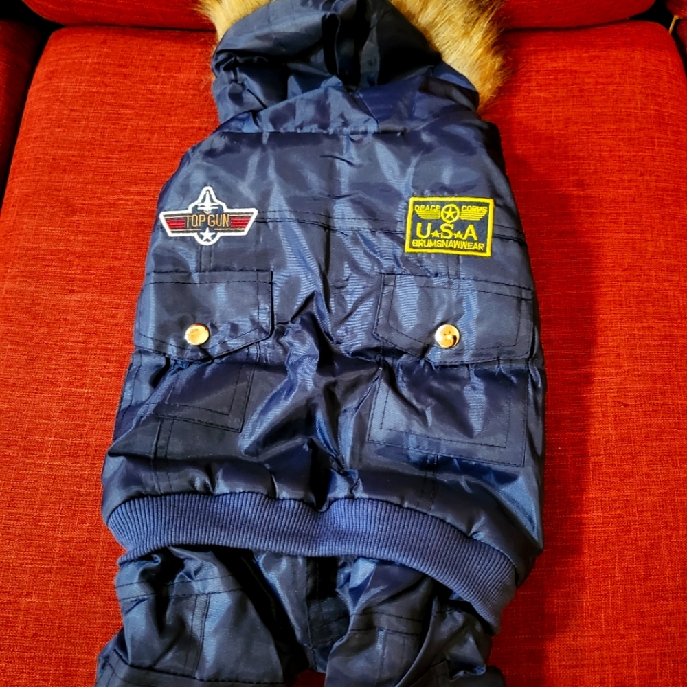Dog snow suit- winter body suit